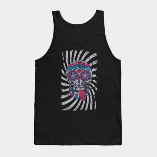 Illusion of Skull Tank Top